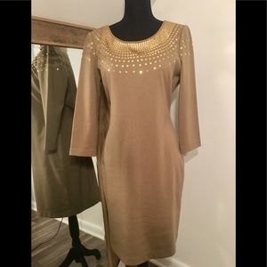 - Calvin Klein Dress with Gold Sequin